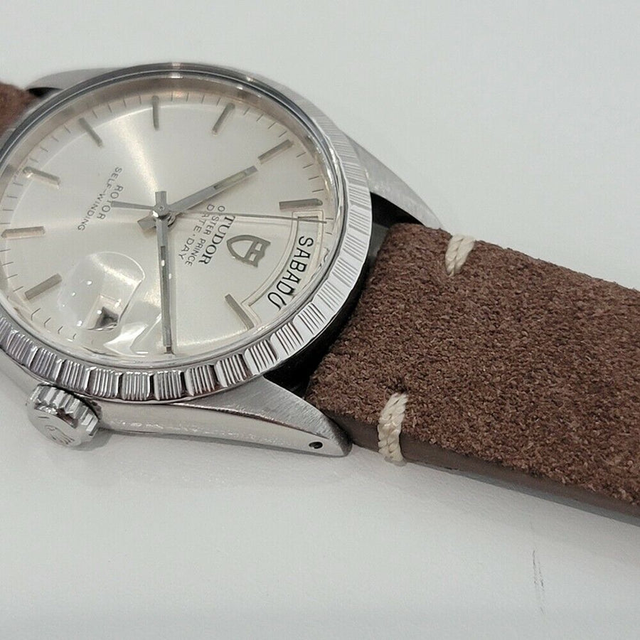 Mens Tudor Rolex Oyster Prince Ref 94510 Auto Date Day 36mm Swiss 1980s RA251