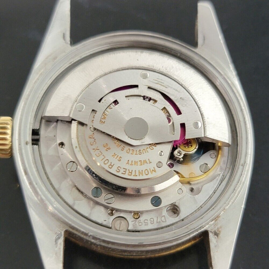 Mens Rolex Oyster Datejust Ref 1600 36mm 14k Gold SS 1960s Automatic  RA169B