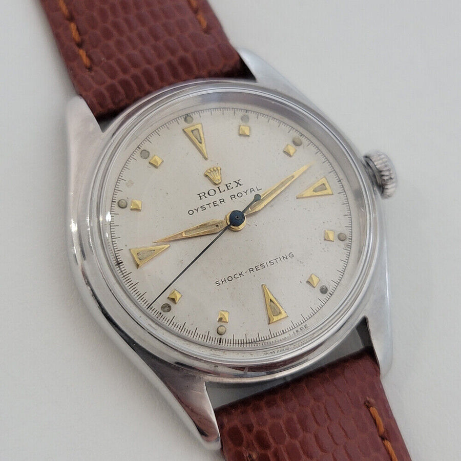 Mens Rolex Oyster Royal Ref 4444 1940s 32mm Manual Wind Swiss Vintage RJC166