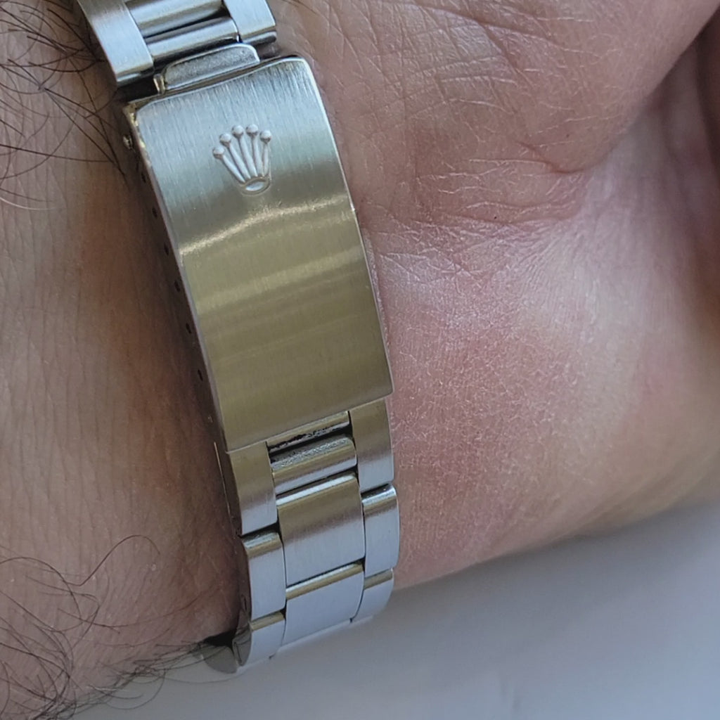 Rolex Oyster Precision Ref 5500 Mens Air King w Papers 34m Auto RA846