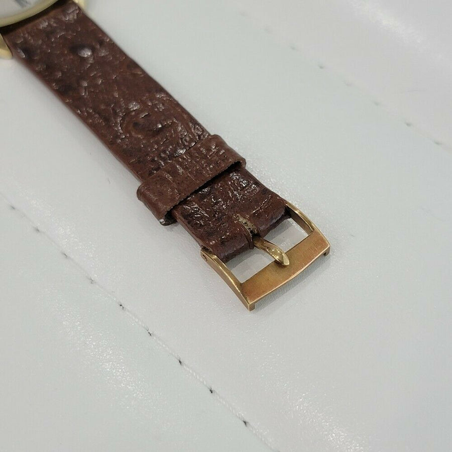 Mens Audemars Piguet Geneve 32mm 18k Gold Manual Wind Dress Watch 1970s RA291