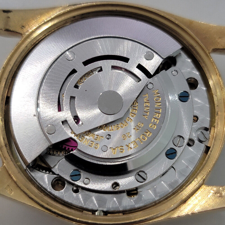 Mens Rolex Oyster Perpetual Ref 1011 33mm 18k Gold 1970s Automatic Swiss RJC154