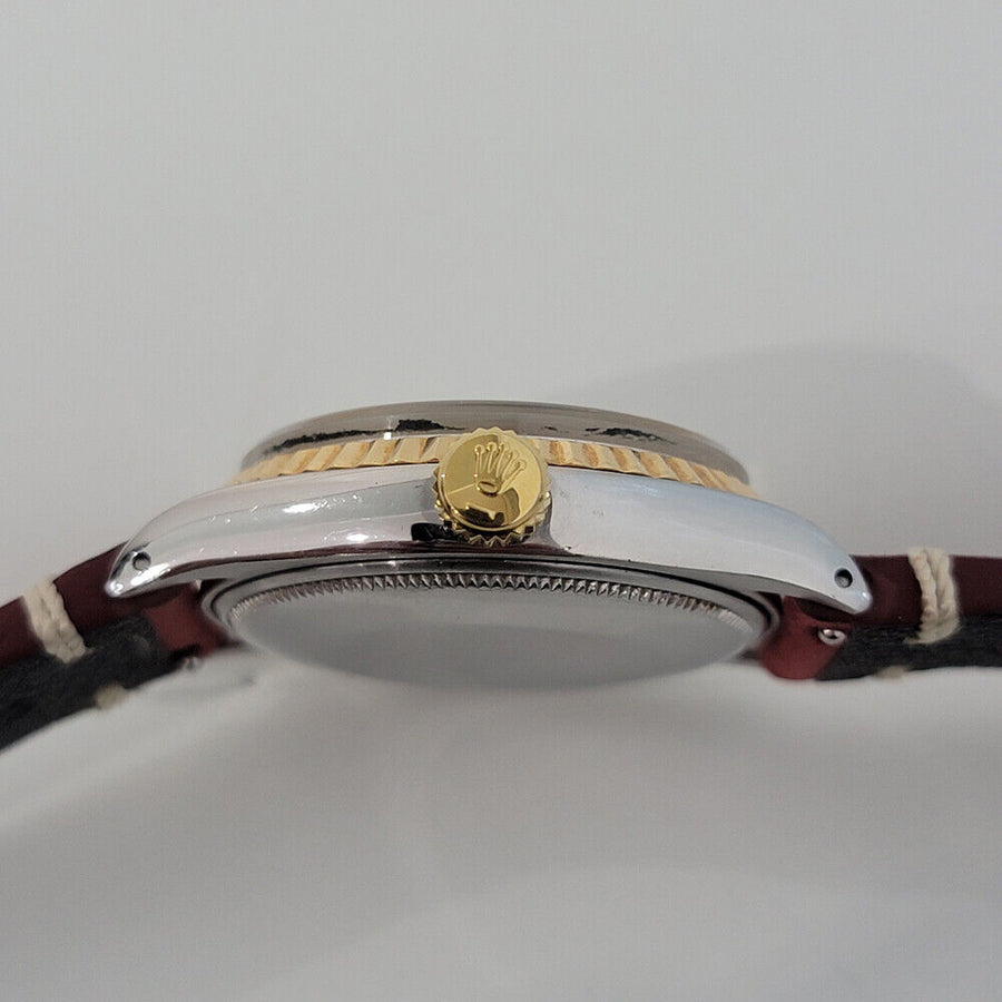 Mens Rolex Oyster Perpetual Ref 1003 34mm 18k SS 1960s Automatic Swiss RA216R