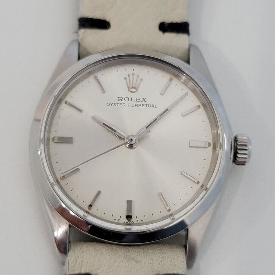 Mens Rolex Oyster Perpetual Ref 5552 1960s 34mm Automatic Swiss Vintage RA232G