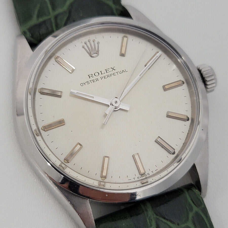 Mens Rolex Oyster Perpetual Ref 5552 1970s 34mm Automatic Swiss Vintage RA262G
