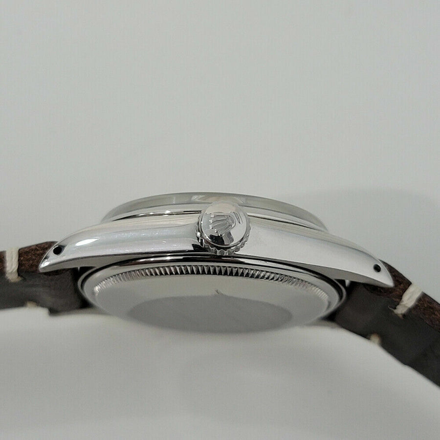Mens Rolex Oyster Perpetual Date 1500 35mm 1960s Automatic Vintage Swiss RA199
