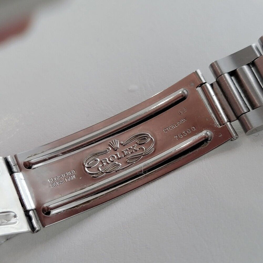 Mens Rolex Oyster Box Tags Papers Datejust Ref 16220 36mm Automatic 1980s RA302