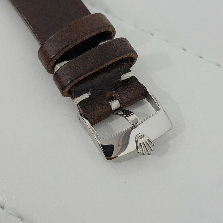 Mens Rolex Oyster Perpetual Date 1500 35mm 1960s Automatic Vintage Swiss RA199