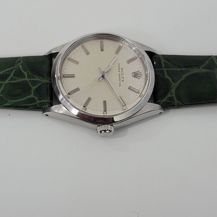 Mens Rolex Oyster Perpetual Ref 5552 1970s 34mm Automatic Swiss Vintage RA262G