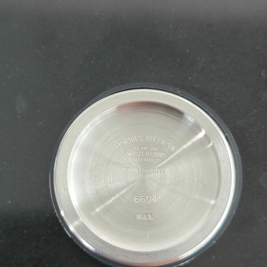 Mens Rolex Oysterdate Precision Ref 6694 34mm 1960s Hand Wind Vintage RA222