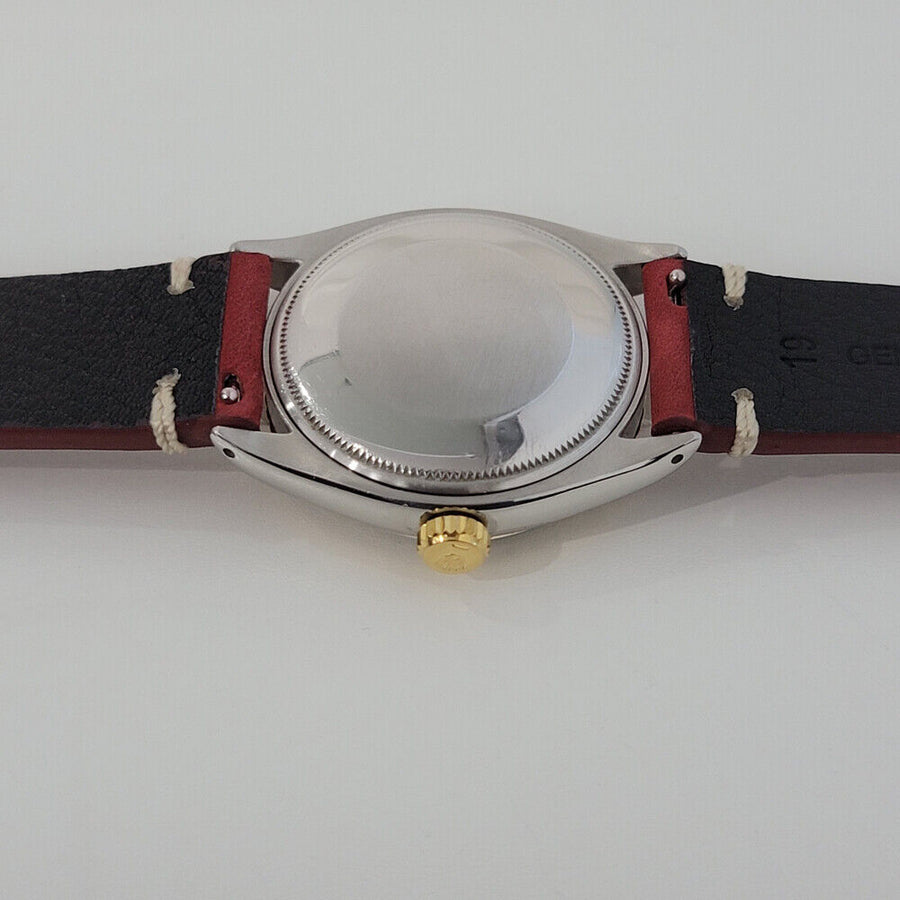 Mens Rolex Oyster Perpetual Ref 1003 34mm 18k SS 1960s Automatic Swiss RA216R