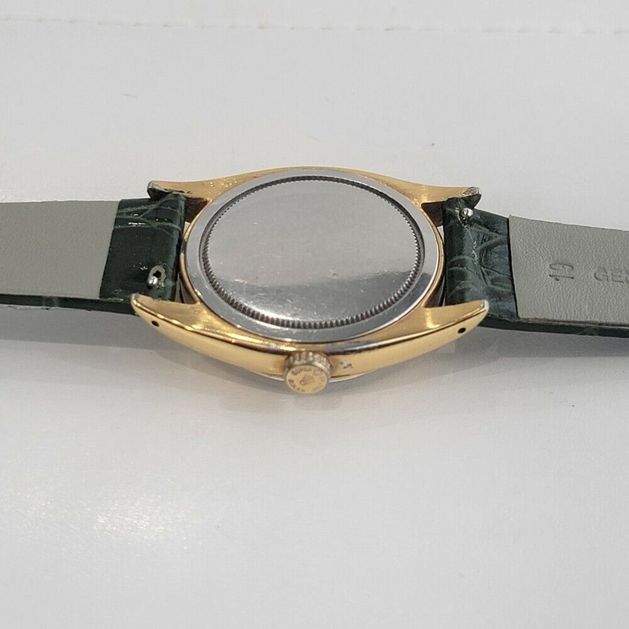 Mens Rolex Oysterdate Precision 6494 1950s 34mm Gold Capped Manual Wind RA214