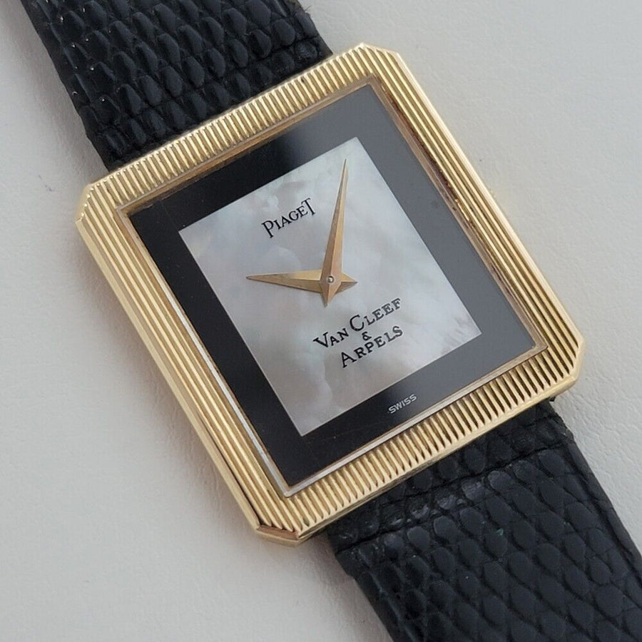 Unisex Piaget Protocole 26mm 18k Gold Van Cleef Arpel Dial 1970s Luxury RA301