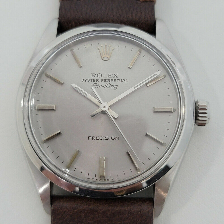 Mens Rolex Oyster Precision Ref 5500 Air King 34mm 1960s Automatic Swiss RJC106B