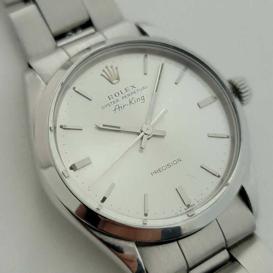 Mens Rolex Oyster Precision 5500 Air King 34mm 1960s Automatic Vintage RJC170
