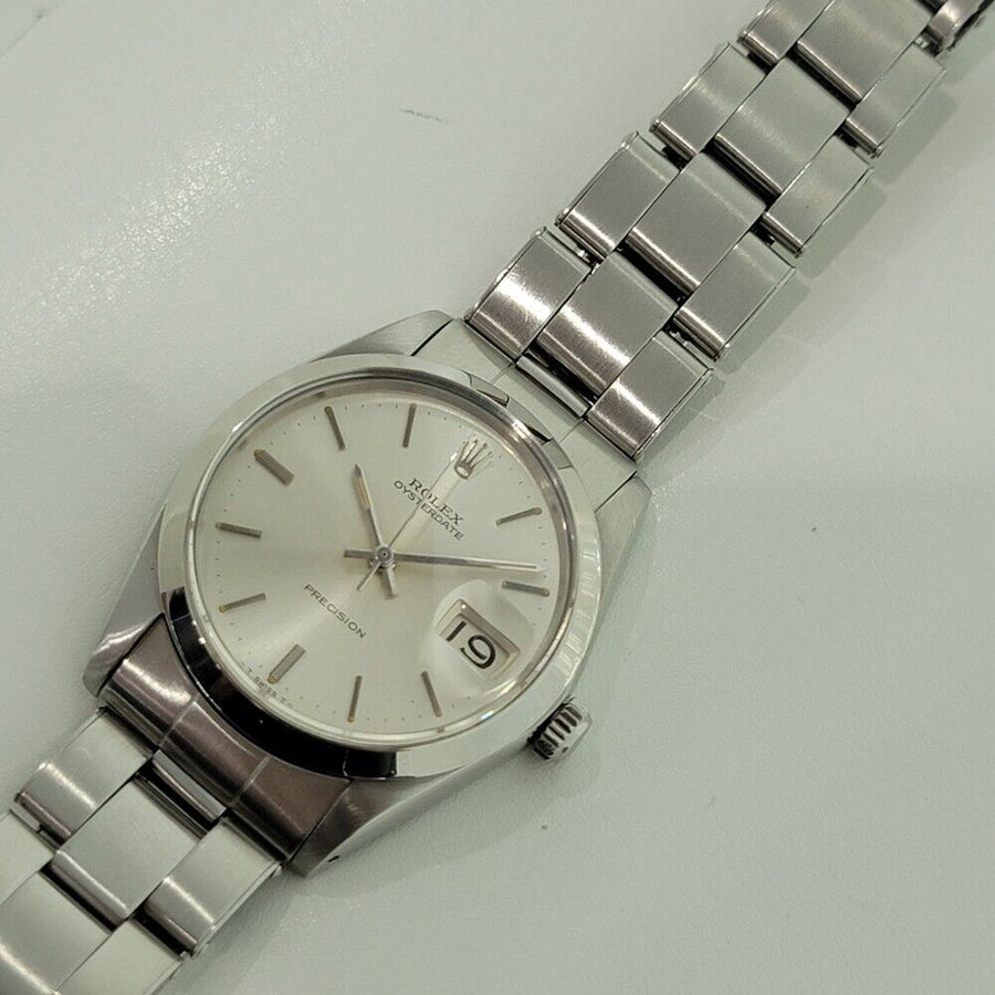 Mens Rolex Oysterdate Precision Ref 6694 34mm 1960s Manual Wind Vintage RA288