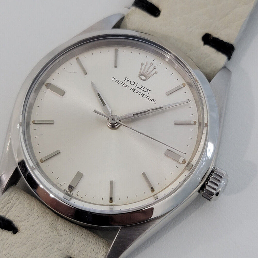 Mens Rolex Oyster Perpetual Ref 5552 1960s 34mm Automatic Swiss Vintage RA232G