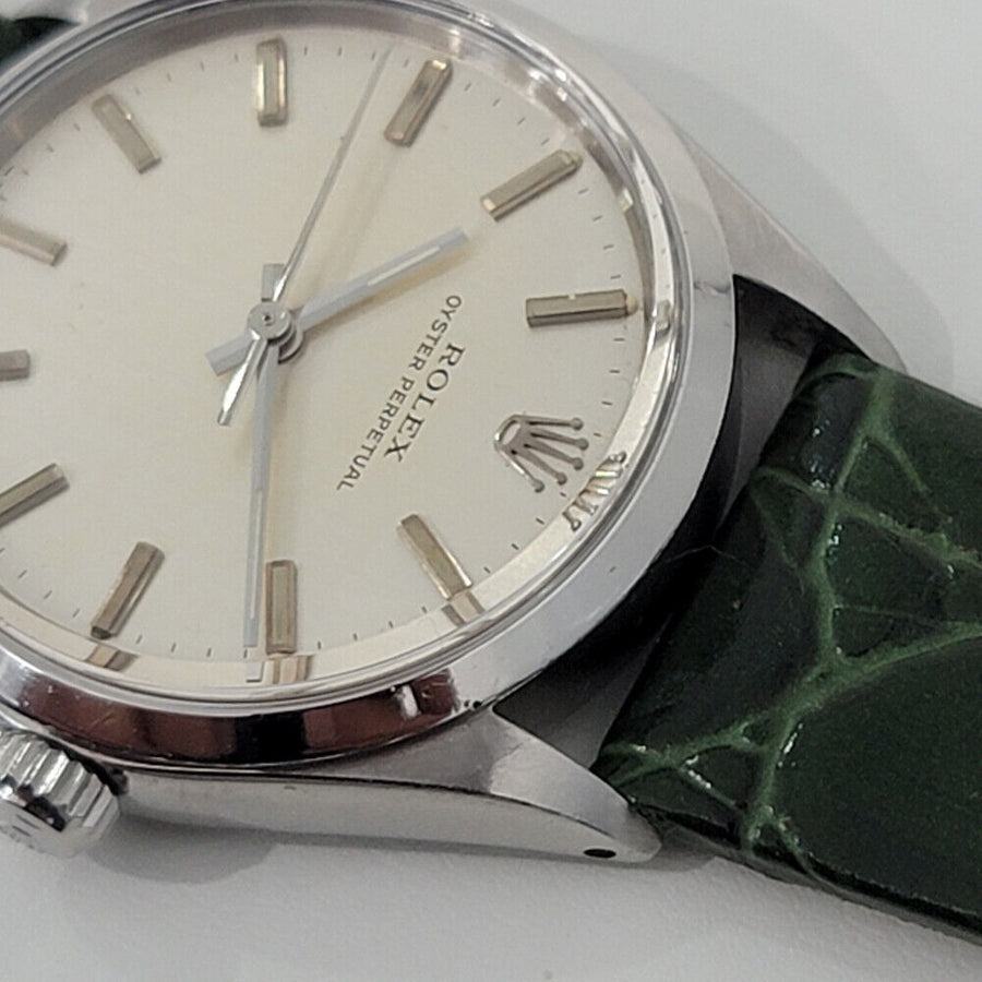 Mens Rolex Oyster Perpetual Ref 5552 1970s 34mm Automatic Swiss Vintage RA262G
