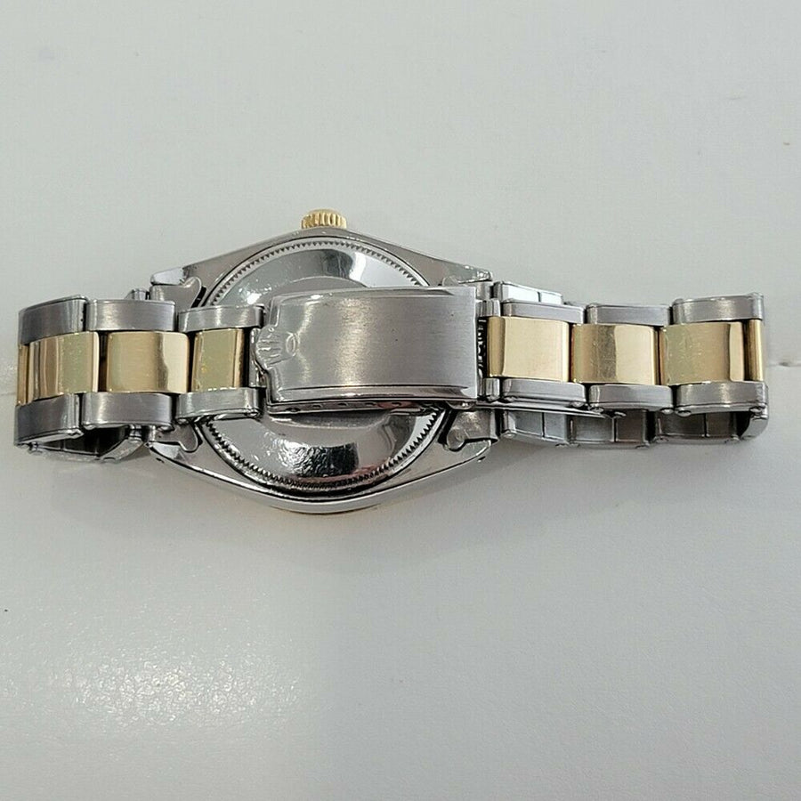 Mens Rolex Oyster Perpetual 5500 35mm 14k Gold SS Automatic 1960s Vintage RA179