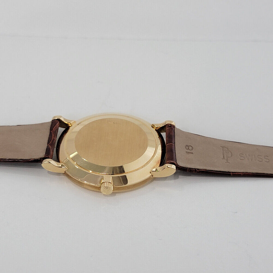 Mens Patek Philippe Calatrava 3919 18k Gold 34mm 1980s Manual Wind Swiss RJC163