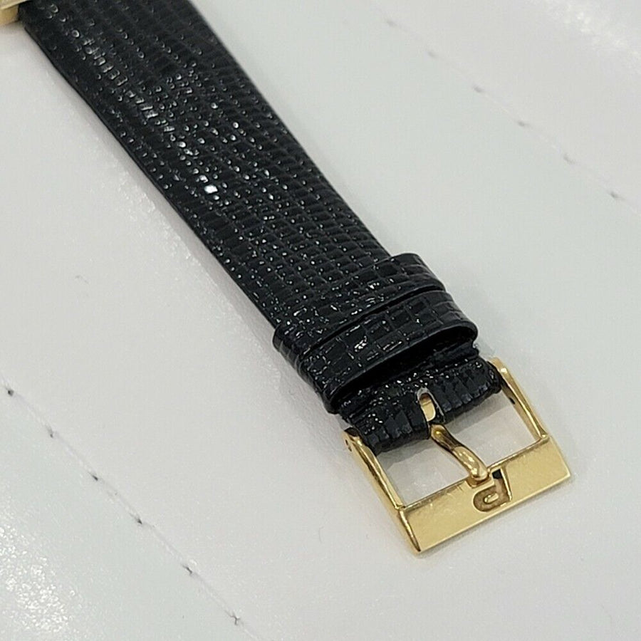 Unisex Piaget Protocole Ref 9154 25mm 18k Yel Gold 1970s Slim Dress Watch RA299