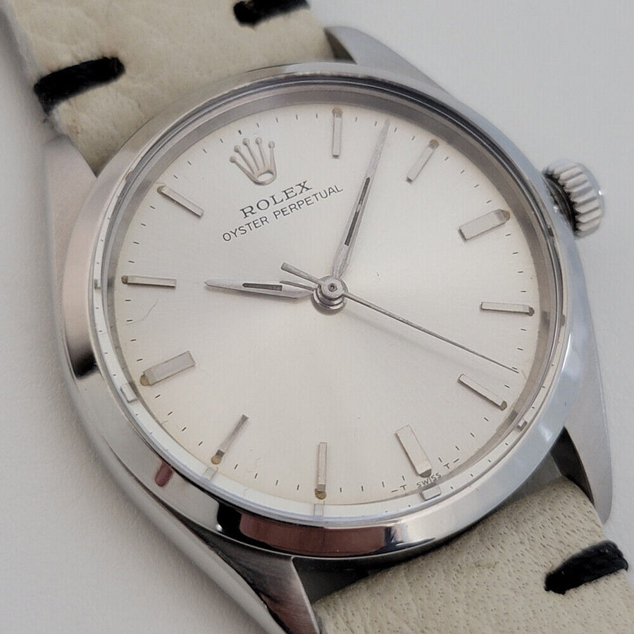 Mens Rolex Oyster Perpetual Ref 5552 1960s 34mm Automatic Swiss Vintage RA232G