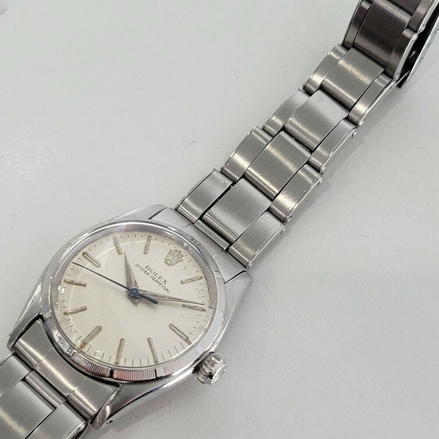 Midsize Rolex Oyster Perpetual Ref 6549 30mm 1950s Automatic Swiss Vintage RA144