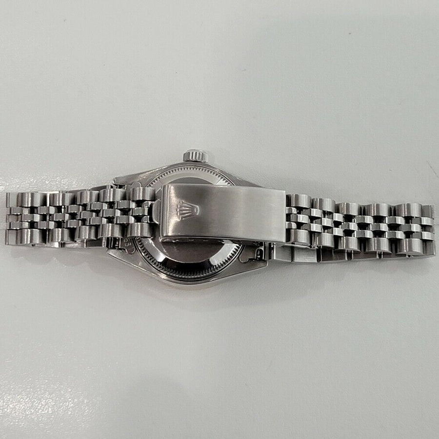 Ladies Rolex Datejust 69174 26mm Diamond Dial 18k Gold SS Automatic 1990s RA283