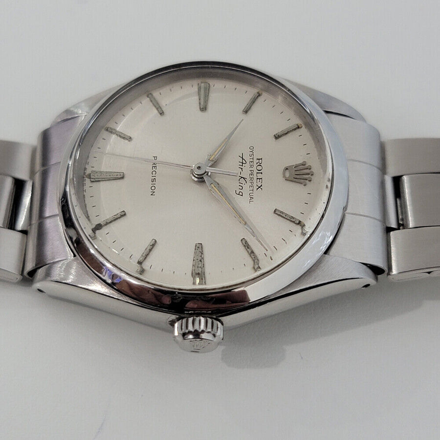 Mens Rolex Oyster Precision Ref 1002 Air King 34mm Automatic 1960s w Paper RA249