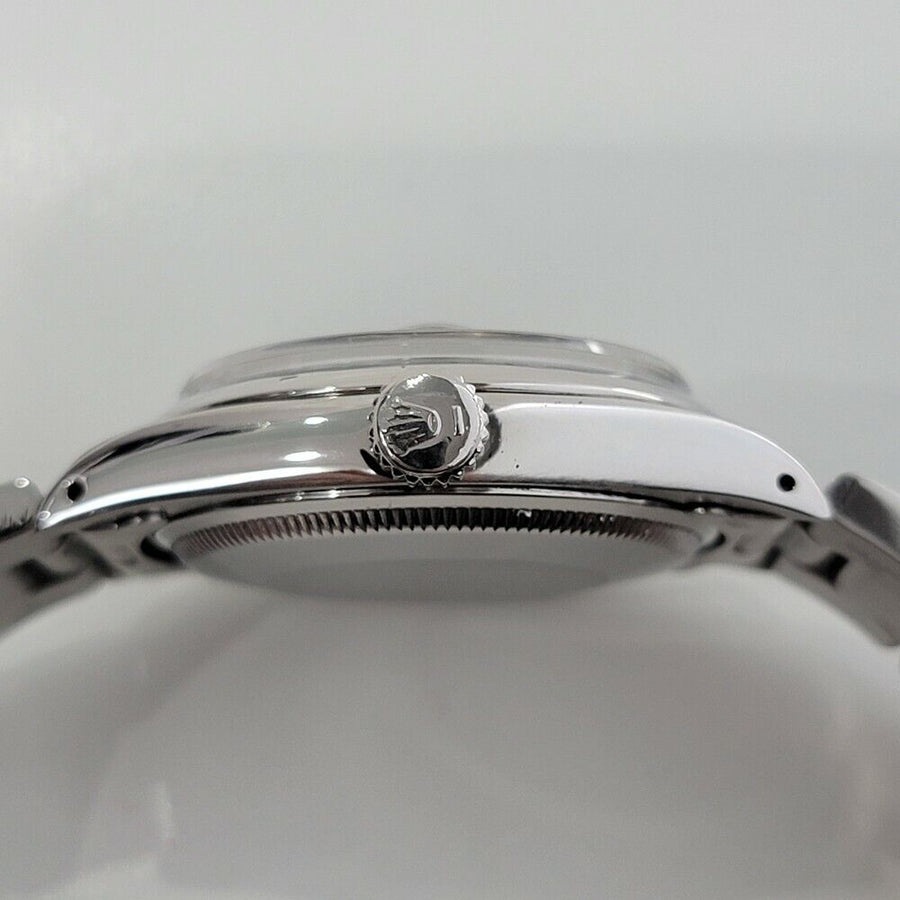Mens Rolex Oyster Perpetual Date 1501 35mm 1960s Burgundy Dial Automatic RA111
