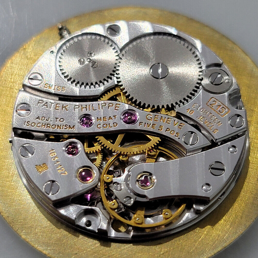 Mens Patek Philippe Calatrava 3919 18k Gold 34mm 1980s Manual Wind Swiss RJC163