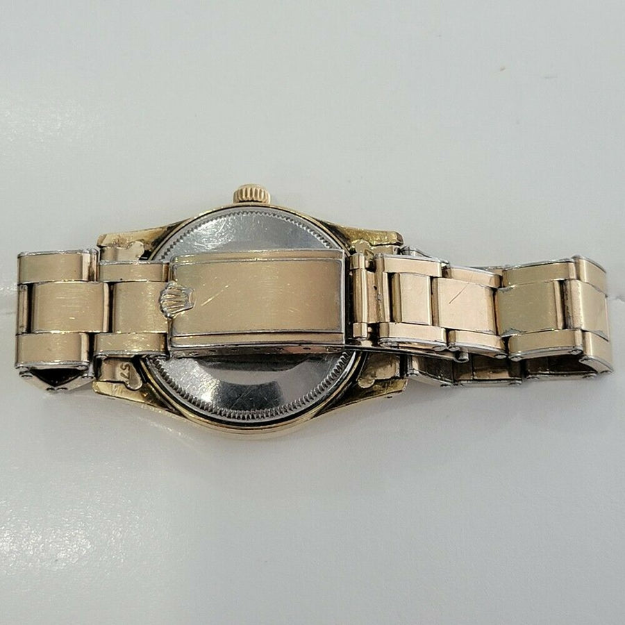 Mens Rolex Oyster Perpetual Air King 5506 34mm Gold Capped Automatic 1960s RA177