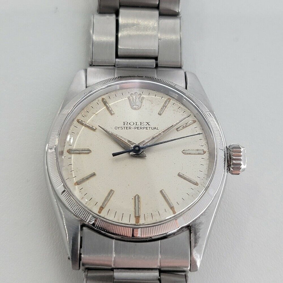 Midsize Rolex Oyster Perpetual Ref 6549 30mm 1950s Automatic Swiss Vintage RA144