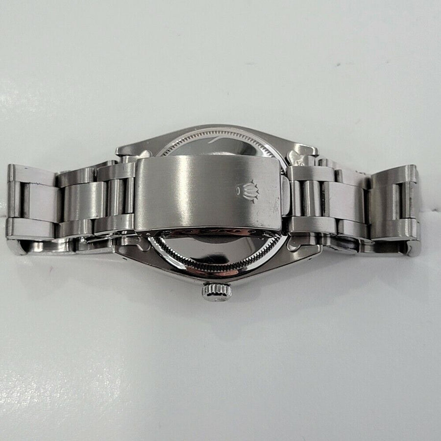 Mens Rolex Oyster Perpetual Date 1501 35mm 1960s Burgundy Dial Automatic RA111