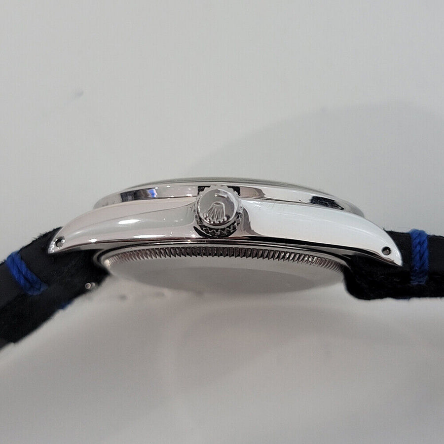 Mens Rolex Oyster Perpetual Ref 1007 Automatic 34mm 1960s Vintage SS RJC114