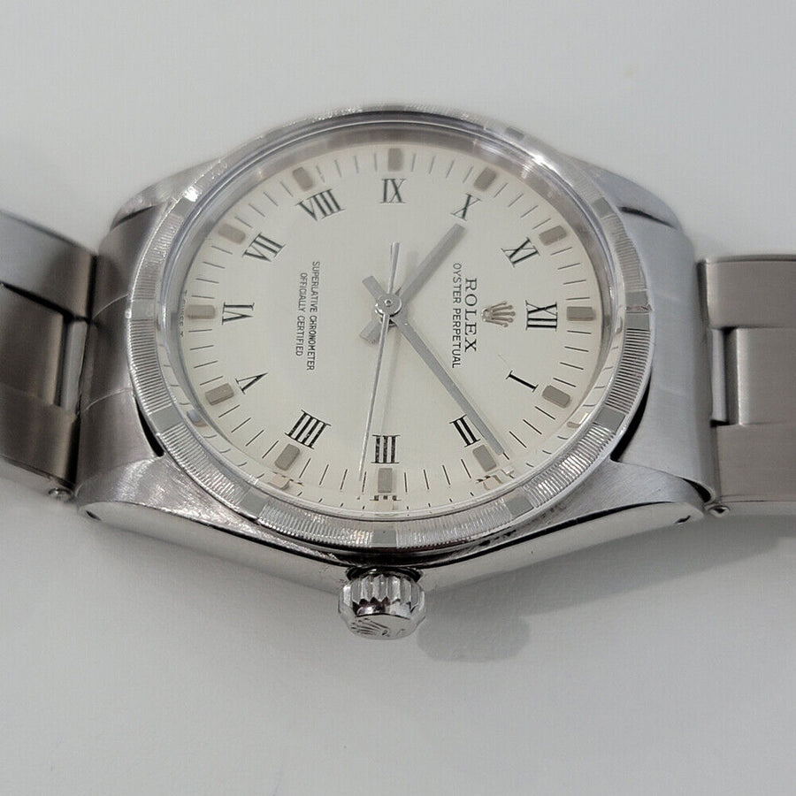 Mens Rolex Oyster Perpetual Ref 1007 34mm 1960s Automatic Vintage Swiss RA258S