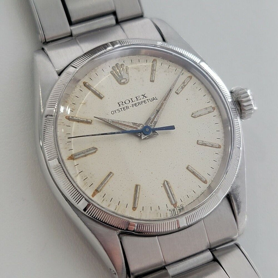 Midsize Rolex Oyster Perpetual Ref 6549 30mm 1950s Automatic Swiss Vintage RA144