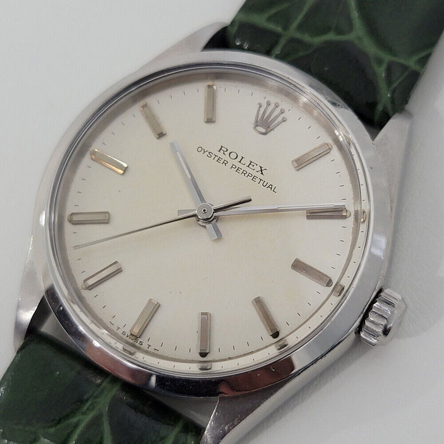 Mens Rolex Oyster Perpetual Ref 5552 1970s 34mm Automatic Swiss Vintage RA262G