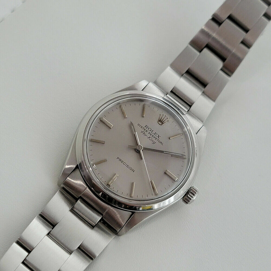 Mens Rolex Oyster Precision 5500 Air King 34mm 1960s Automatic Vintage RJC106