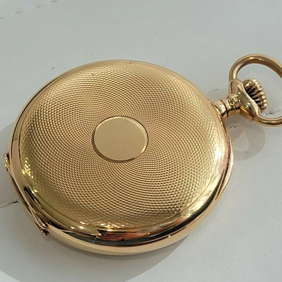 Patek Philippe Chronometro Gondolo 52mm 18k Gold Pocket Watch 1910s w Box RA184