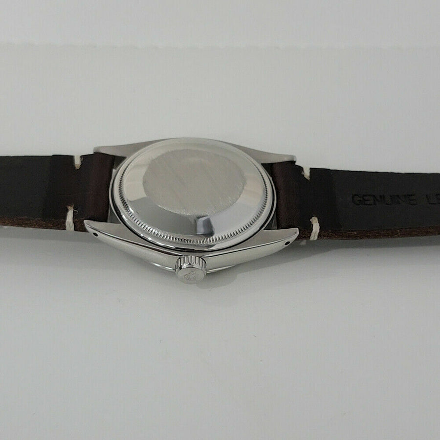 Mens Rolex Oyster Perpetual Date 1500 35mm 1960s Automatic Vintage Swiss RA199