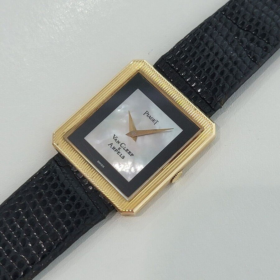 Unisex Piaget Protocole 26mm 18k Gold Van Cleef Arpel Dial 1970s Luxury RA301